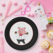 かわいい豚のローストパーティー ペーパープレート (パーティー)