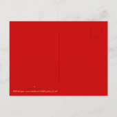 かわいい豚の中国の年賀状 十二支誕生日 VGP インビテーションポストカード (裏面)