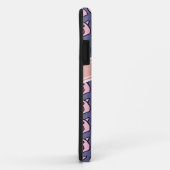 かわいい豚の名前イニシャル Case-Mate iPhoneケース (裏面/右)