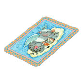 かわいい豚の天使たちはみんな天国へ行く, ALL GOOD PIGLETS GO TO HEAVEN マグネット (左側)