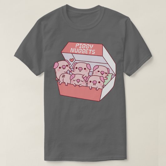 かわいい豚の子豚おもしろい Tシャツ (デザイン正面)