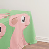 かわいい豚の漫画 テーブルクロス (インサイチュ)