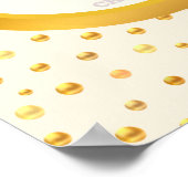 かわいい豚の漫画 ポスター (角)