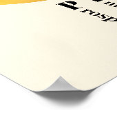 かわいい豚の漫画 ポスター (角)