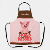かわいい豚プリン エプロン (正面)