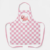 かわいい豚愛好家のキッチン エプロン (正面)