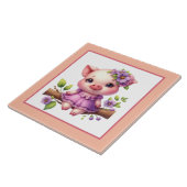 かわいい豚愛好家の国 タイル (側面)