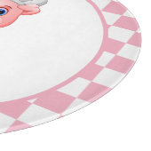 かわいい豚愛好家の料理キッチン カッティングボード (角)