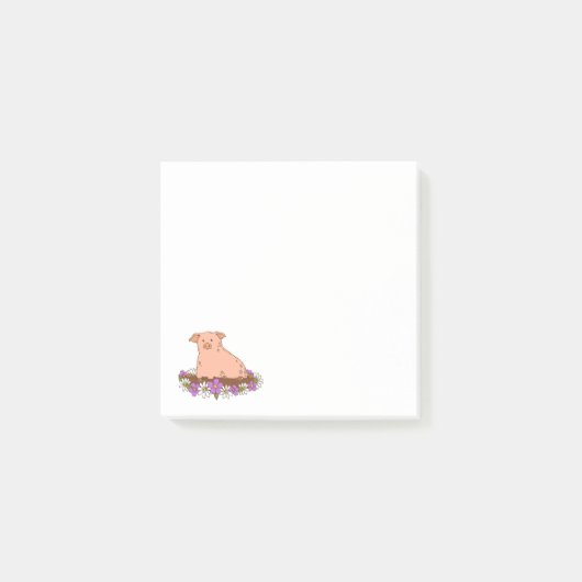 かわいい豚文房具付箋 ポストイット (正面)