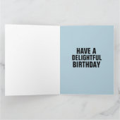 かわいい豚誕生日グリーティングカード カード (内部)