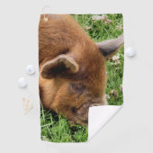 かわいい豚 ゴルフタオル (インサイチュ)