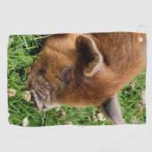 かわいい豚 ゴルフタオル (横)