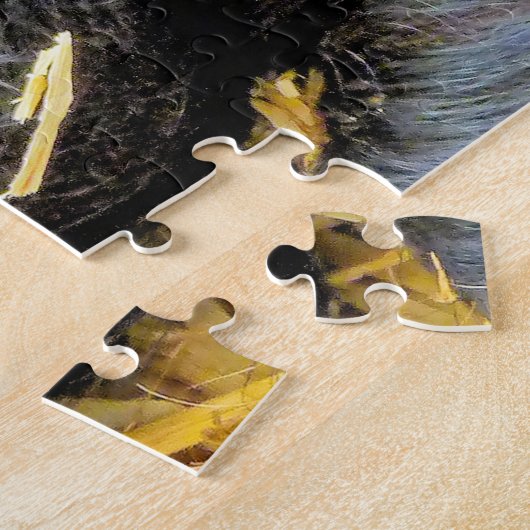 かわいい豚 ジグソーパズル (側面)