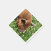 かわいい豚 スタンダードカクテルナプキン (角)