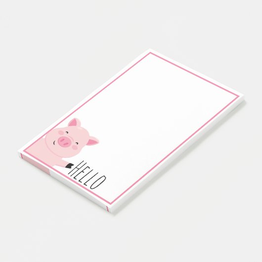 かわいい豚 ポストイット (アングル)