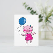 かわいい豚 ポストカード (スタンド正面)