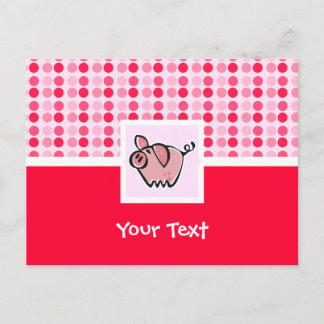 かわいい豚 ポストカード