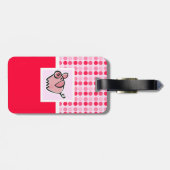 かわいい豚 ラゲッジタグ (裏面横)