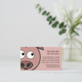 かわいい豚 名刺 (スタンド正面)