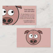 かわいい豚 名刺 (正面/裏面)