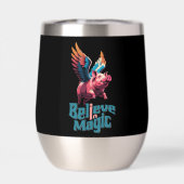 かわいい豚(羽カラフル付) |信じ魔法 (背面)