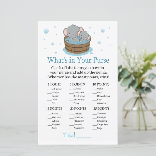 かわいい象あなたの財布のゲームの中に何がある (スタンド正面)