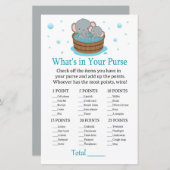 かわいい象あなたの財布のゲームの中に何がある (正面/裏面)