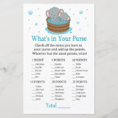 かわいい象あなたの財布のゲームの中に何がある (正面)