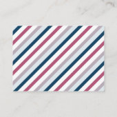 かわいい象かわいい赤ちゃんシャワー贈り物登録 エンクロージャーカード (裏面)