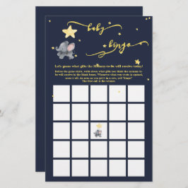 かわいい象とバルーンベビービンゴゲーム