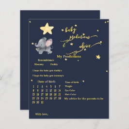 かわいい象とバルーン赤ちゃんシャワーゲーム