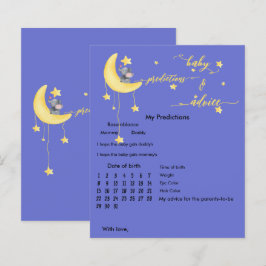 かわいい象と小さな蝶のベビーシャワーゲーム