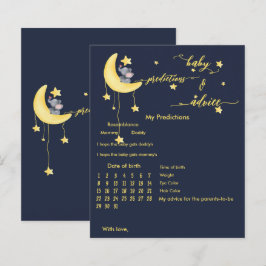 かわいい象と小さな蝶の赤ちゃんシャワーゲーム