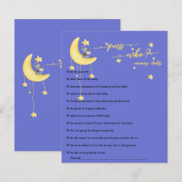 かわいい象と小さな蝶の赤ちゃんシャワーゲーム