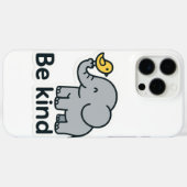かわいい象と鳥のステッカー Case-Mate iPhoneケース (裏面 (横))