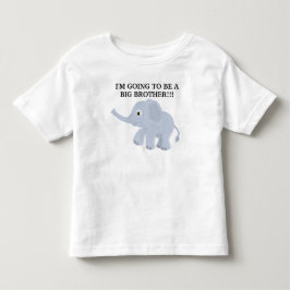 かわいい象のお兄さんTシャツ トドラーTシャツ