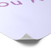 かわいい象のことわざあなたが美しい ポスター (角)