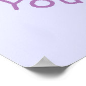 かわいい象のことわざあなたが美しい ポスター (角)