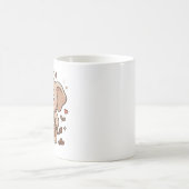 かわいい象のコーヒーエプロンマグカップ コーヒーマグカップ (中央)