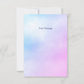 かわいい象のサンキューカード サンキューカード (裏面)