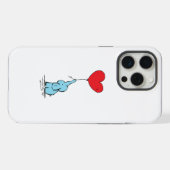 かわいい象のシール，電話ケースカバー iPhoneケース (裏面横)