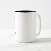 かわいい象のツートン コーヒーマグ ツートーンマグカップ (正面右)
