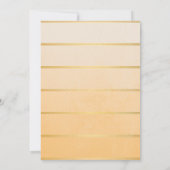 かわいい象のテラコッタ秋のベイビーシャワー 招待状 (裏面)