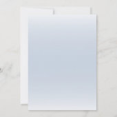 かわいい象のフローラ男の赤ちゃんベビーシャワー 招待状 (裏面)