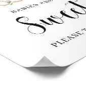 かわいい象のベビーは甘い看板ポスター ポスター (角)