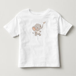 かわいい象の冒険Tシャツ トドラーTシャツ