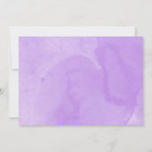 かわいい象の写真の誕生の発表カード 招待状 (裏面)