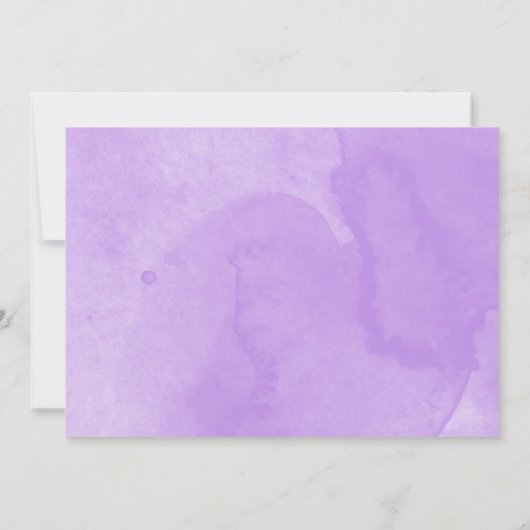 かわいい象の写真の誕生の発表カード 招待状 (裏面)