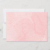 かわいい象の写真の誕生の発表カード 招待状 (裏面)