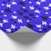 かわいい象の冬の至ギフトラッピング紙 ラッピングペーパー (角)